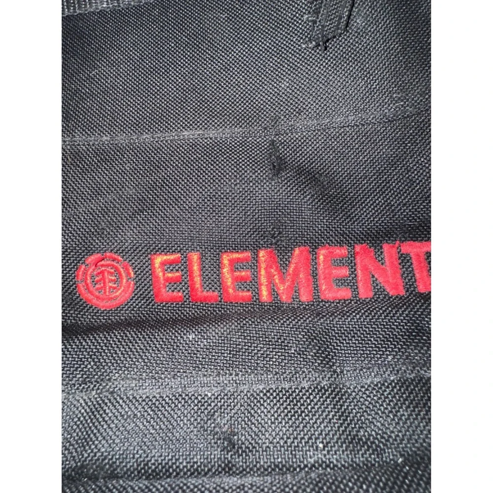 Element Mohave Skate Backpack Black Rasta Logo Skateboard Straps Laptop Sleeve